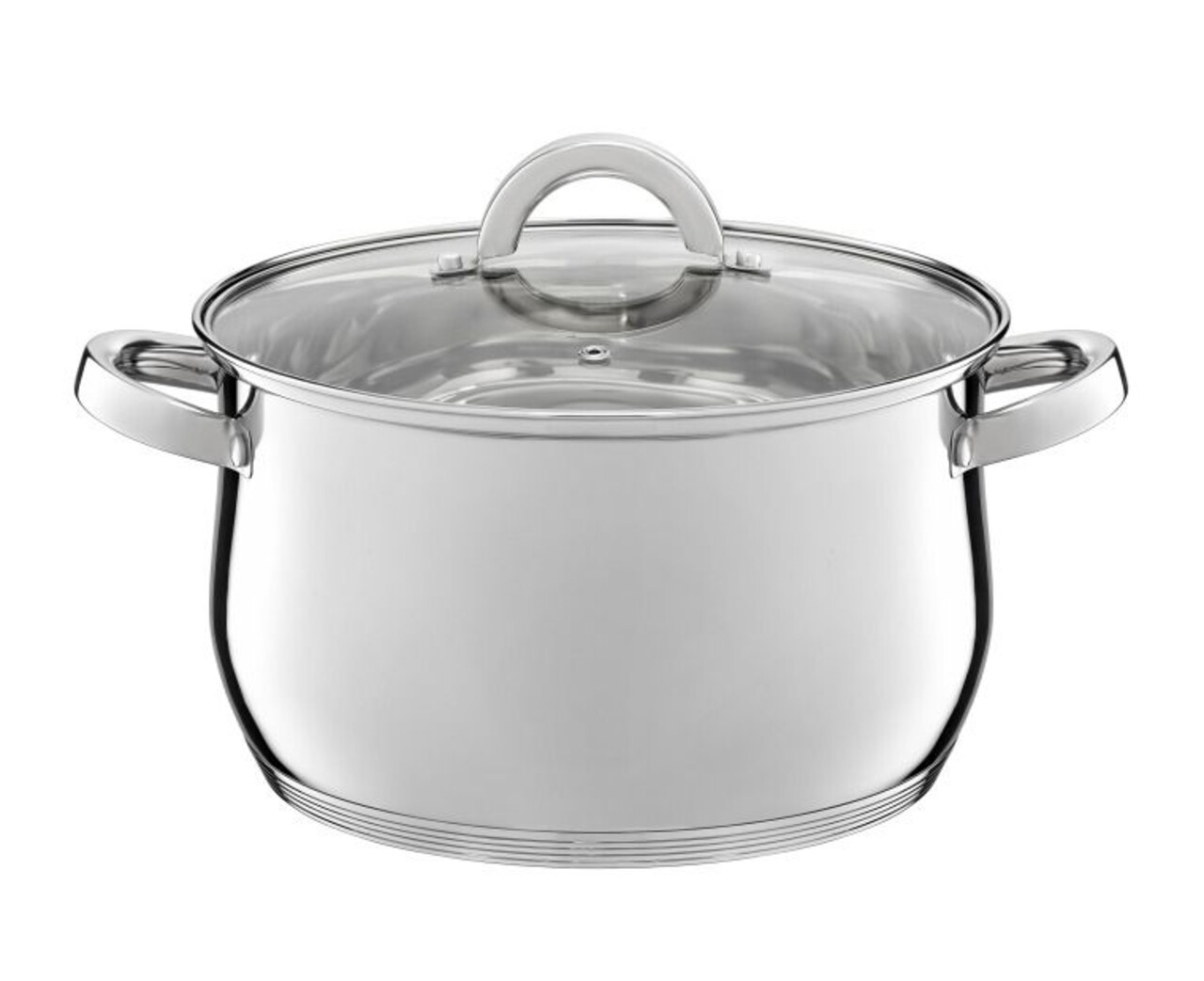 Oala cu capac Berry, Ambition, 26 cm, 8.5 L, inox/sticla temperata - imagine 4